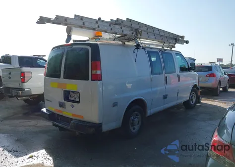 2011 Chevrolet Express 2500 Work Van from USA, damaged, VIN 1GCWGFCBXB1129849